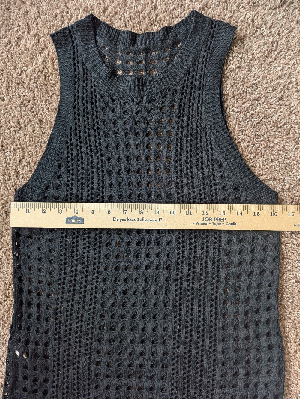 Sleeveless Sheer Knit Maxi Dress - Picture 5 of 6